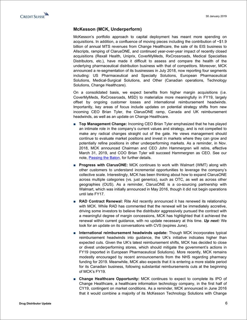 《瑞信-美股-医疗保健行业-Q4美国药品分发预览：季度趋势剖析-2019.1.30-22页》 - 第7页预览图