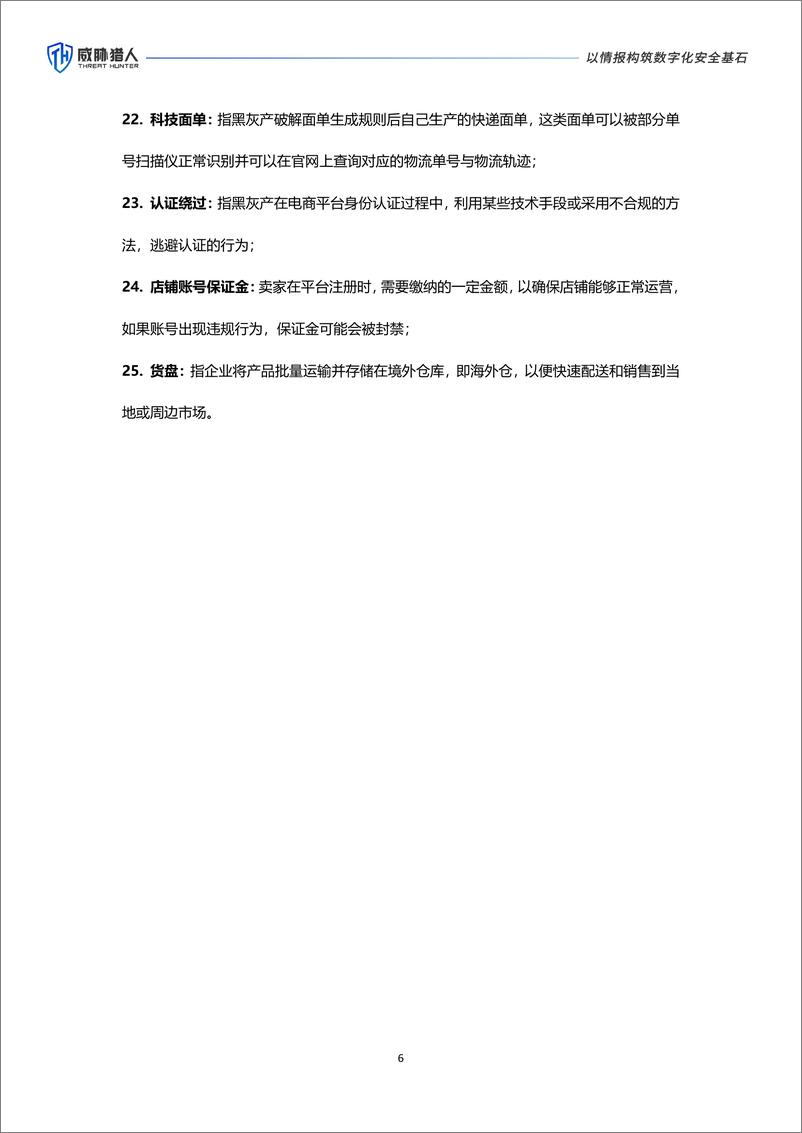 威胁猎人《2024上半年度海外电商平台风险研究报告》-33页 - 第6页预览图