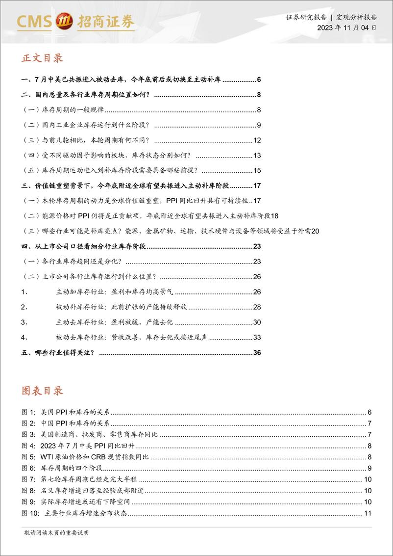 《总量团队库存周期系列报告（一）：洞察周期，中美库存周期到什么位置了？-20231104-招商证券-38页》 - 第4页预览图