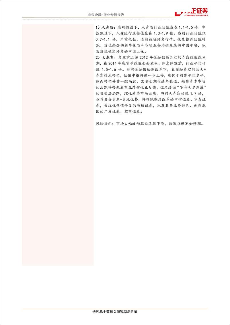 《非银金融行业：去伪存真，价值发现-20190312-方正证券-12页》 - 第3页预览图