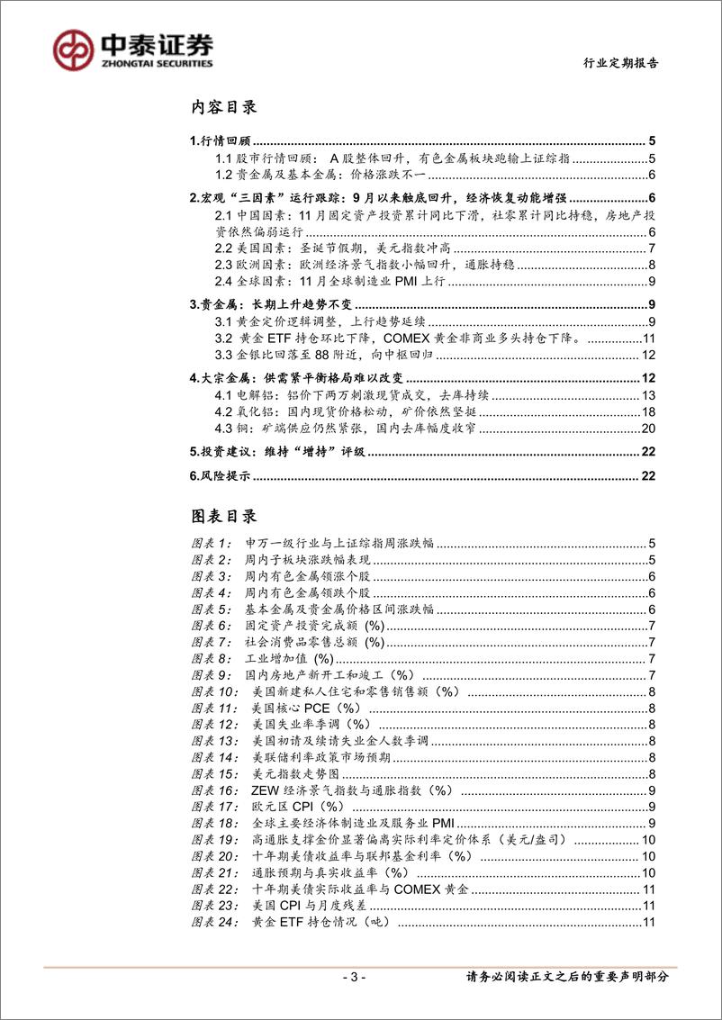 《有色金属行业：电解铝亏损继续加深，运行产能进一步走低-241229-中泰证券-23页》 - 第3页预览图