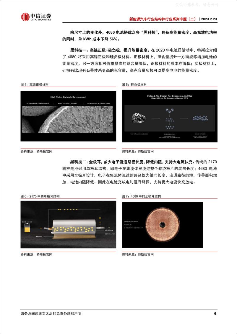 《中信证券-新能源汽车行业结构件行业系列专题(二)，4680动力电池结构件：空间、工艺、格局与投资机会-230223》 - 第6页预览图