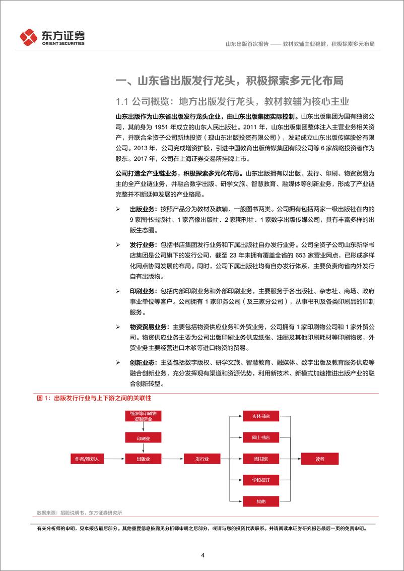 《山东出版(601019)首次覆盖报告：教材教辅主业稳健，积极探索多元布局-241229-东方证券-21页》 - 第4页预览图