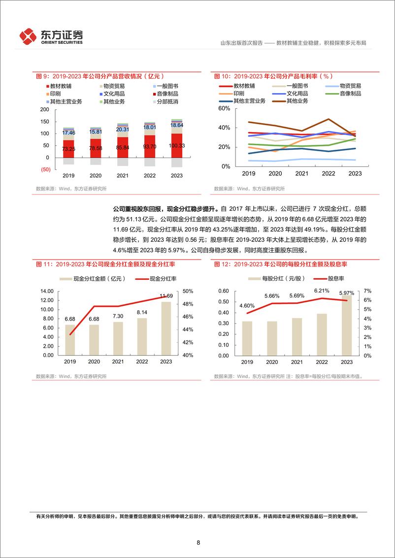 《山东出版(601019)首次覆盖报告：教材教辅主业稳健，积极探索多元布局-241229-东方证券-21页》 - 第8页预览图