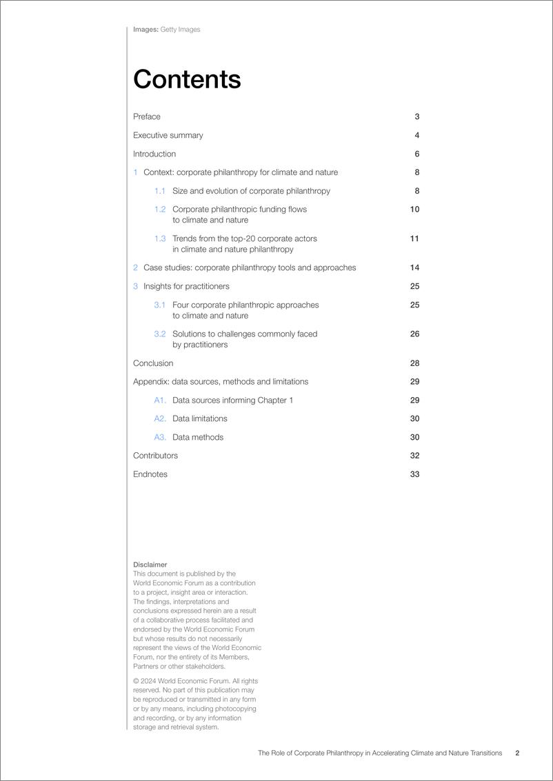 《世界经济论坛-企业慈善在加速气候和自然转型中的作用（英）-2024.9-38页》 - 第2页预览图