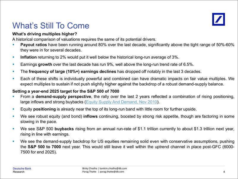 《Deutsche Bank-Asset Allocation Outlook 2025 Whats Still To Come-111795394》 - 第5页预览图