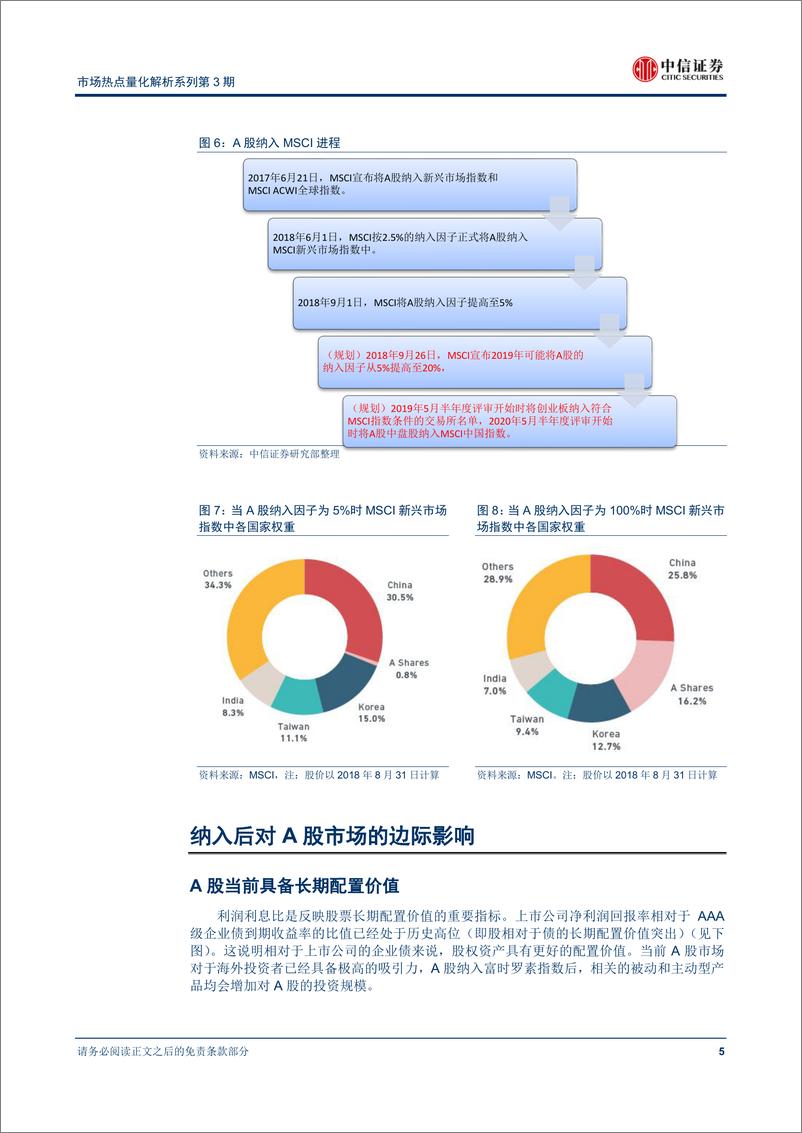 《中信证2018092中信证券市场热点量化解析系列第3期：A股纳入富时罗素，加速融入全球指数体系》 - 第8页预览图