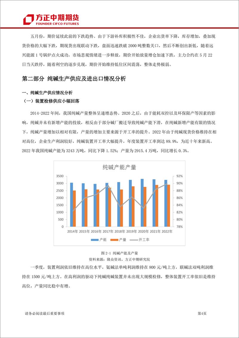 《纯碱月报：下游补库积极性不高，期价维持低位震荡-20230604-方正中期期货-23页》 - 第5页预览图