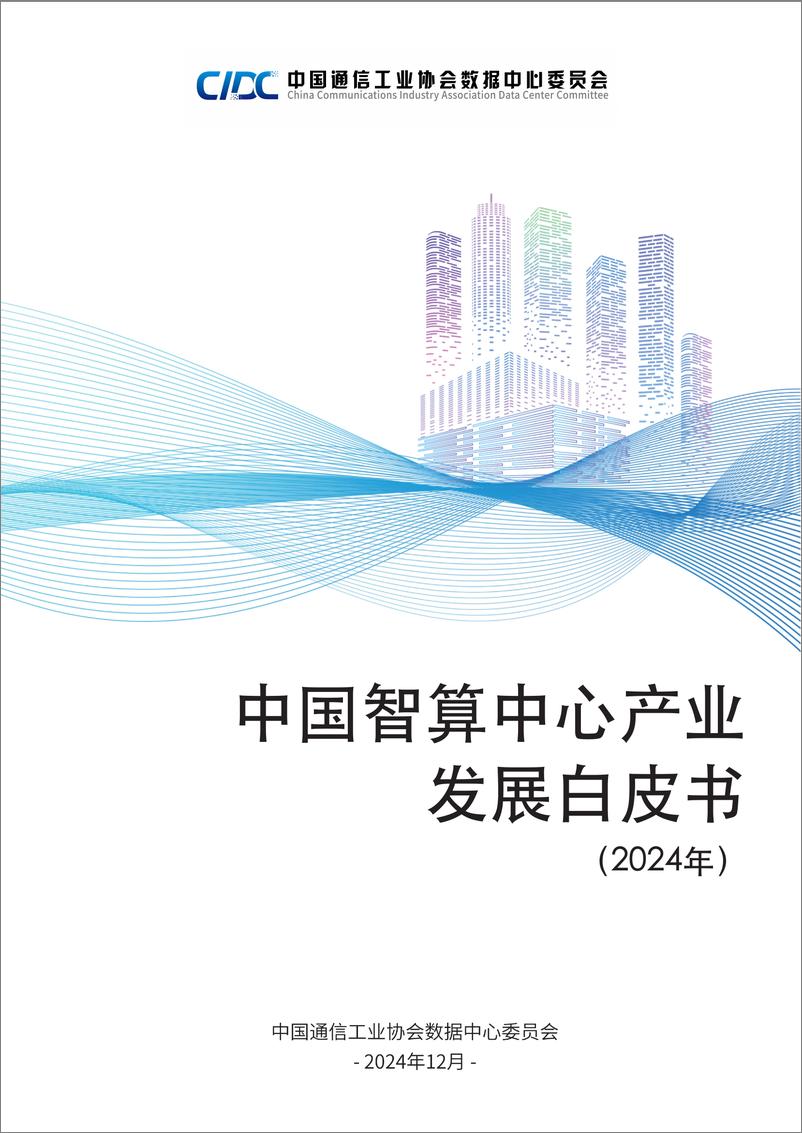 《中国智算中心产业发展白皮书（2024年）-63页》 - 第1页预览图