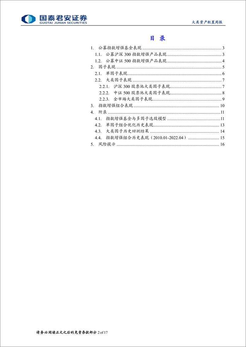 《权益因子观察周报第21期：成长、超预期因子表现较好，中证500指数增强策略本年超额8.01%-20221015-国泰君安-17页》 - 第3页预览图