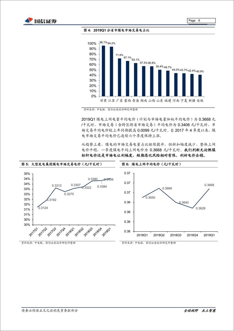 《电力行业2019年中期投资策略：火电业绩快速修复，水电防御价值明显-20190621-国信证券-29页》 - 第7页预览图