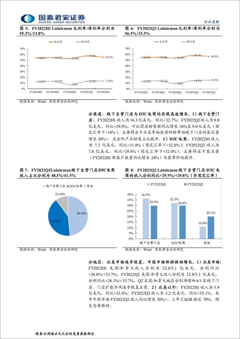 《纺织服装行业海外运动公司最新财报跟踪：利润承压库存高企，业绩指引普遍下调-20221115-国泰君安-31页》 - 第6页预览图