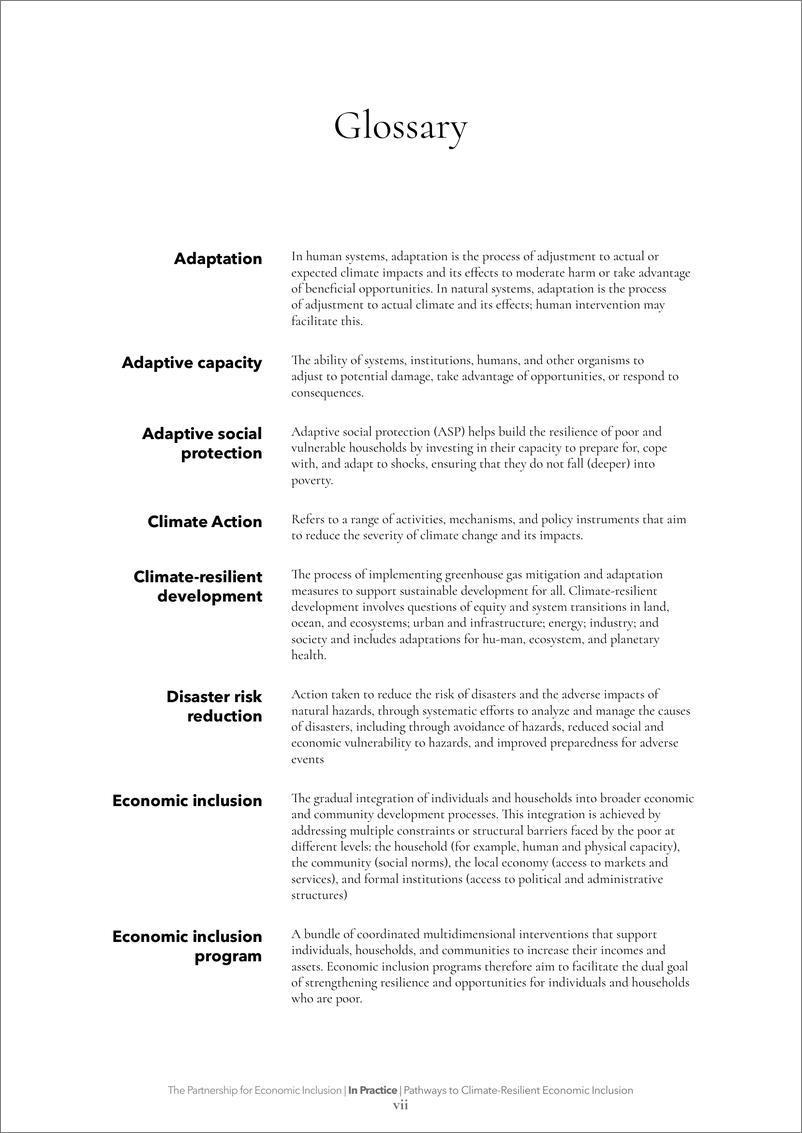 《世界银行-实现气候适应性经济包容性的途径：将气候行动纳入经济包容性计划的框架（英）-2023.10-40页》 - 第8页预览图