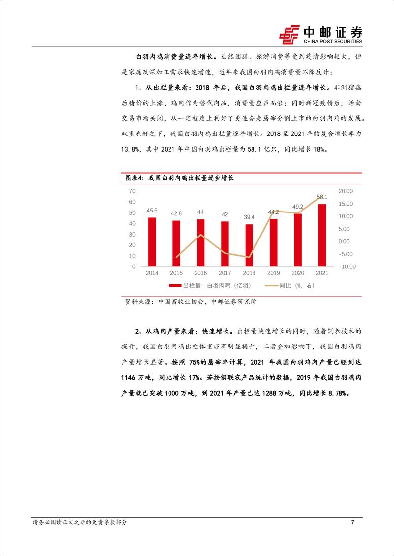 《养殖行业系列报告之二：“鸡周期”能否重演“最强猪周期”？-20221225-中邮证券-28页》 - 第8页预览图