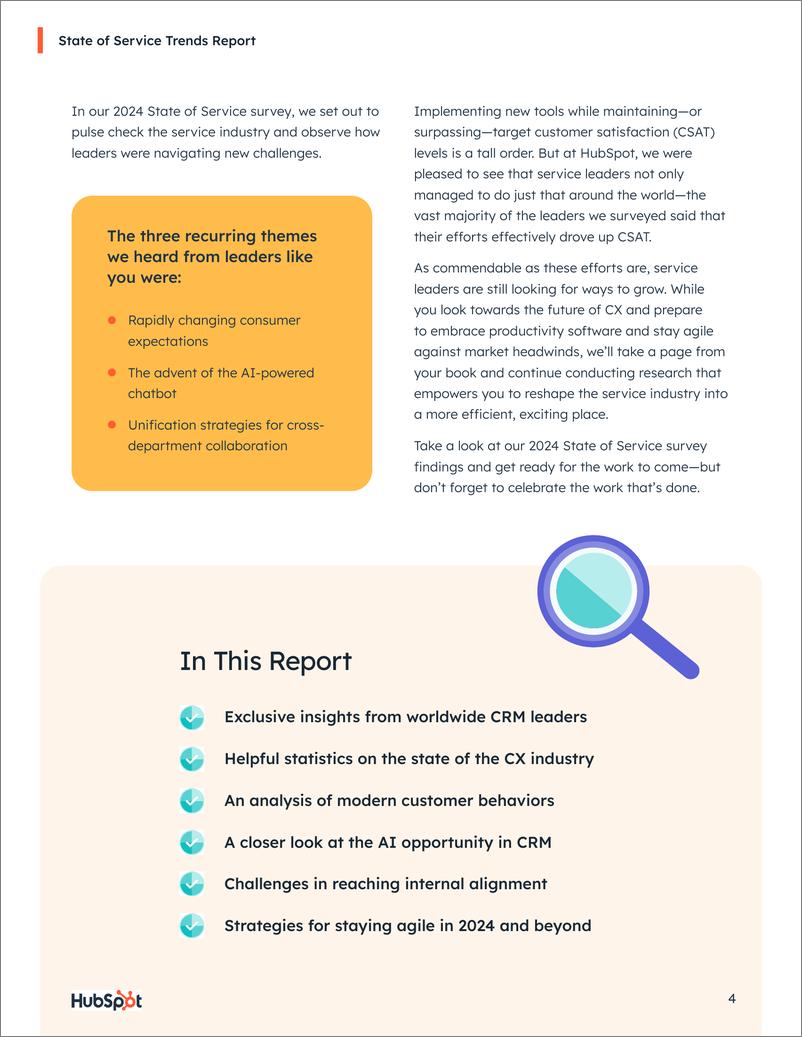 《HubSpot_2024年度客户服务现状与趋势报告_英文版_》 - 第4页预览图