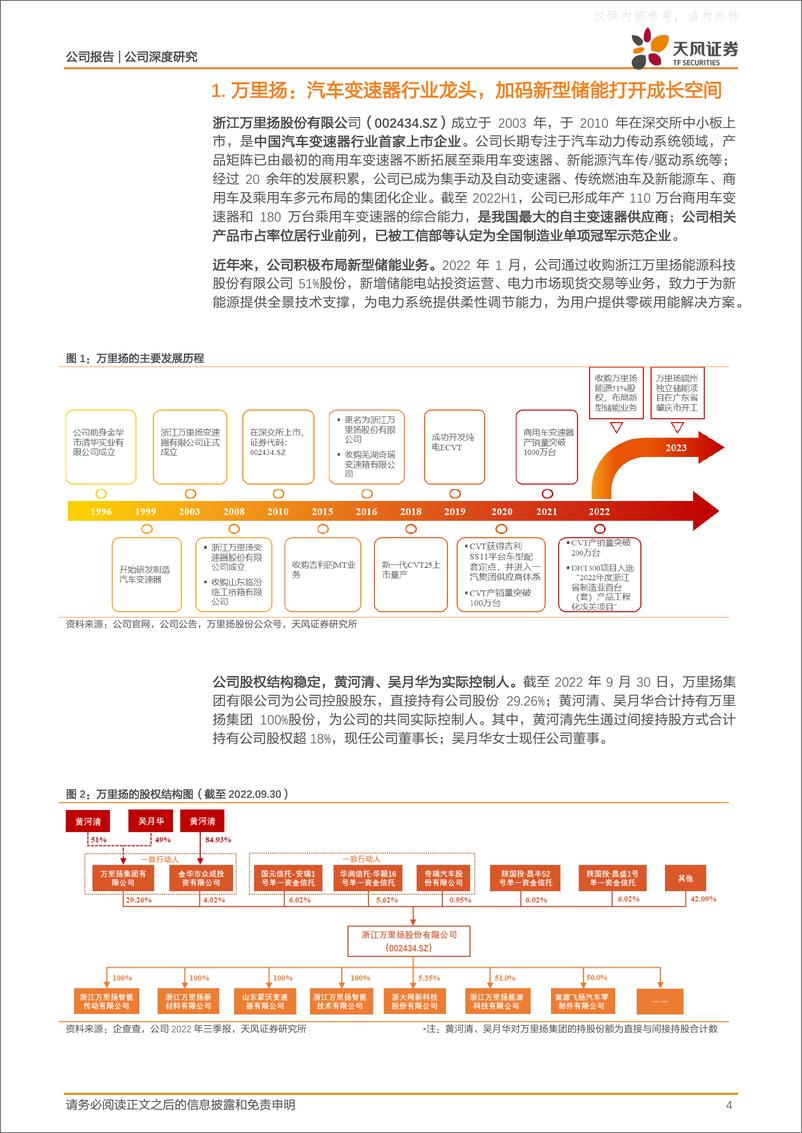 《天风证券-万里扬(002434)变速器业务困境反转在即，储能新业务放量可期！-230404》 - 第4页预览图