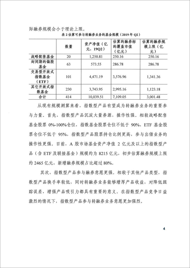 《中证指数-公募基金参与转融券业务的分析报告-2019.8-10页》 - 第6页预览图