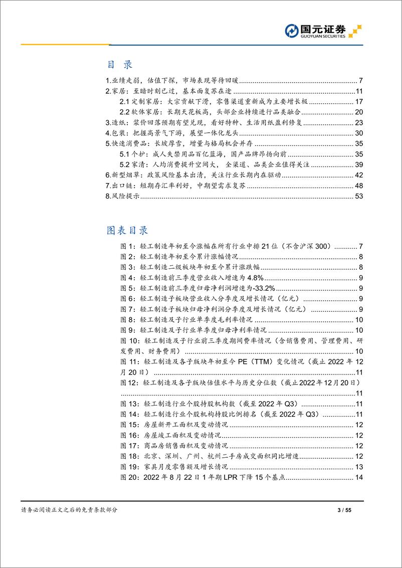 《轻工制造行业2023年投资策略：否极泰来，静待花开-20221222-国元证券-55页》 - 第4页预览图