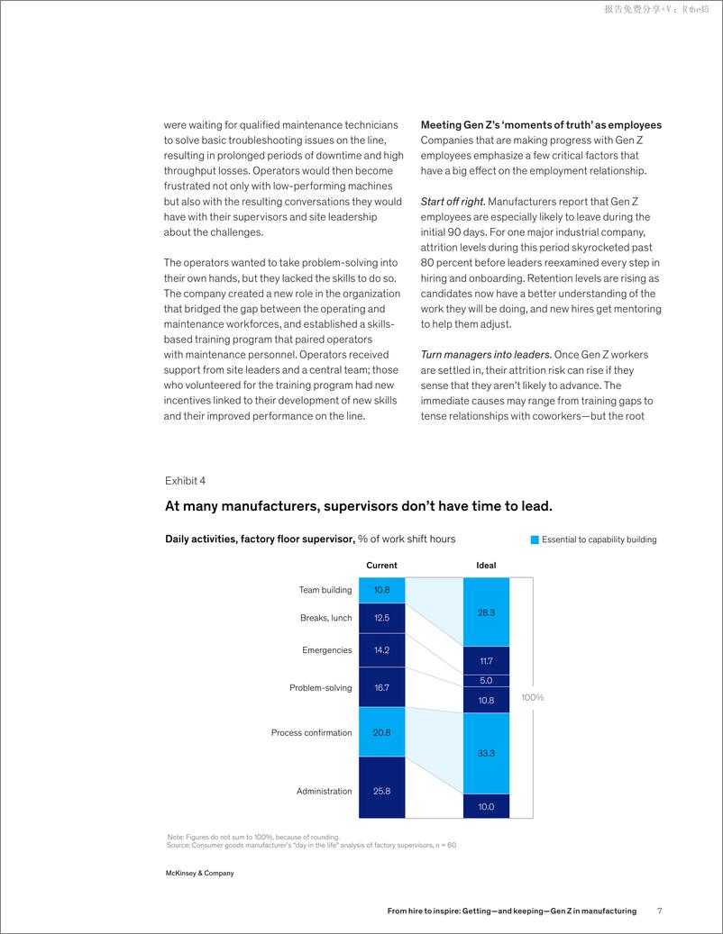 《麦肯锡-从雇佣到激励：在制造业中获得并留住Z世代（英）-2024.5-8页》 - 第7页预览图