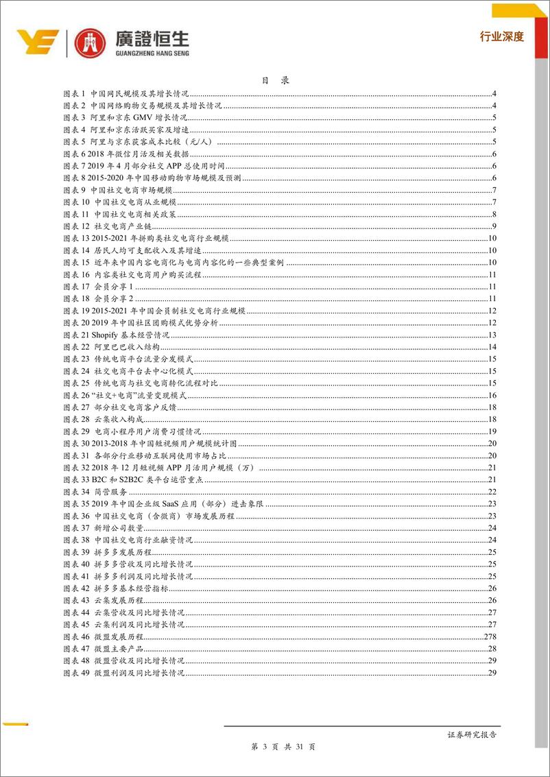 《社交电商万亿市场待启，资本助力行业龙头涌现-20191009-广证恒生-31页》 - 第4页预览图