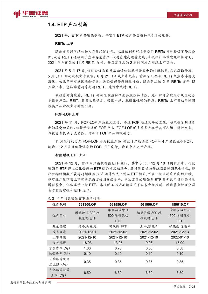 《2022年ETP年度报告：持续布局细分赛道，产品费率有所回升-20220415-华宝证券-23页》 - 第8页预览图