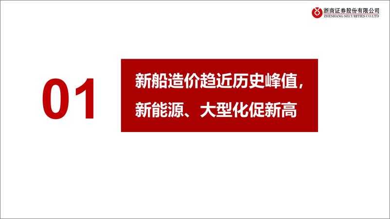 《船价专题、船舶行业系列深度(四)：新船造价趋近历史峰值，新能源、大型化促新高-240918-浙商证券-19页》 - 第3页预览图