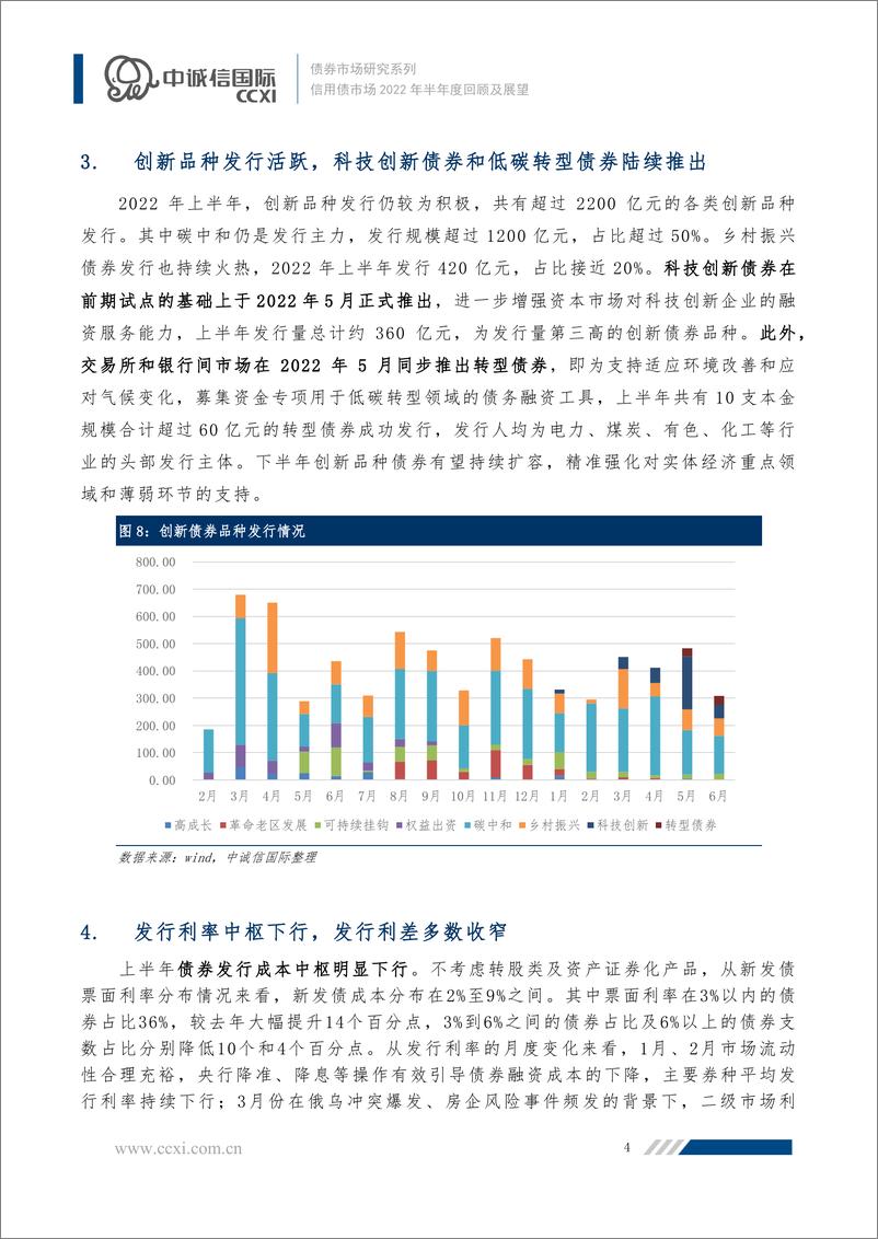 《信用债市场2022年半年度回顾及展望望：下半年信用债发行有望回暖，资产荒缓解下中高等级利差或扩张-20220715-中诚信国际-16页》 - 第6页预览图