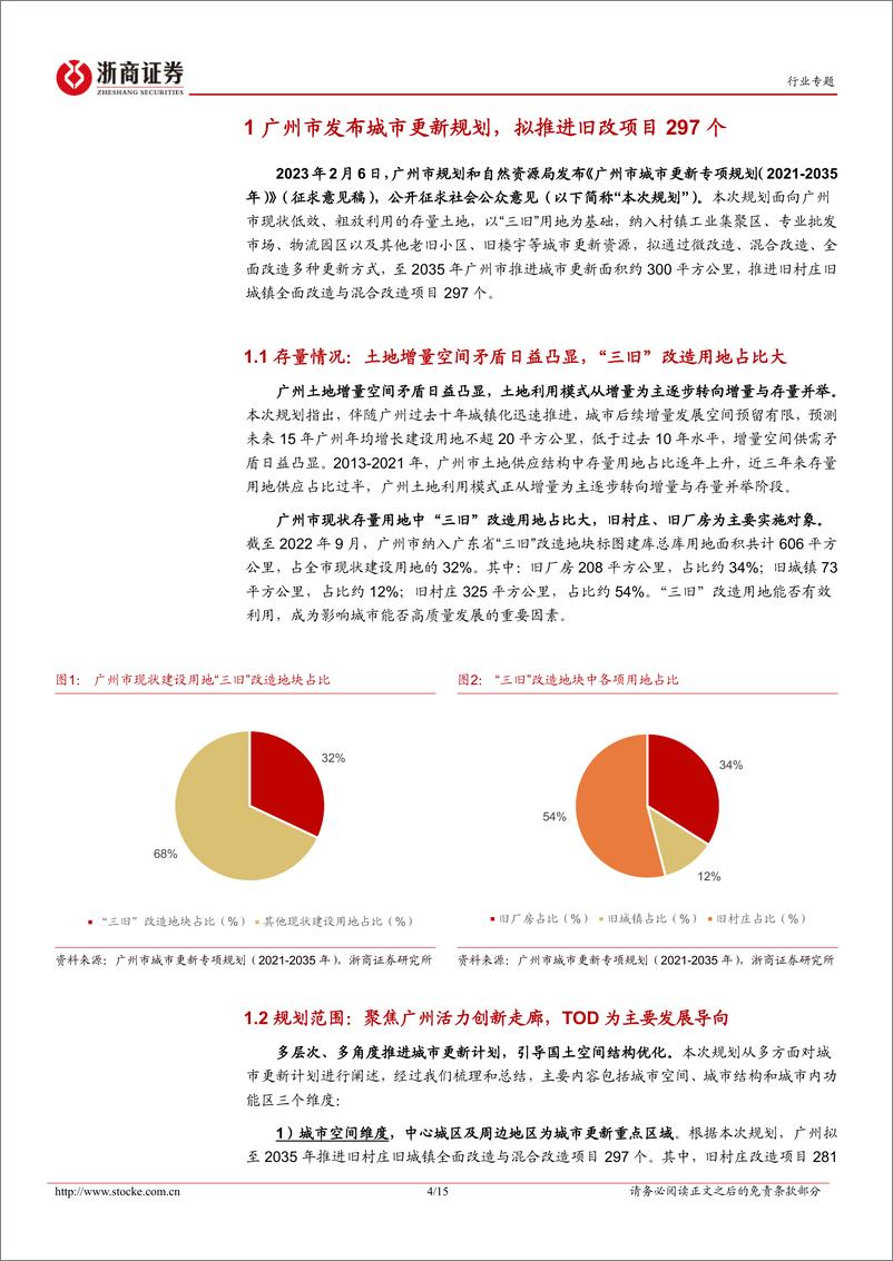 《房地产行业广州市旧改专题报告：重启旧改打开城市新空间，地区房企迎机遇-20230214-浙商证券-15页》 - 第5页预览图