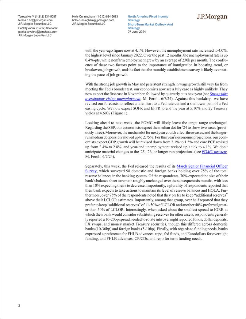 《JPMorgan Econ  FI-Short-Term Market Outlook And Strategy See you later-108618880》 - 第2页预览图