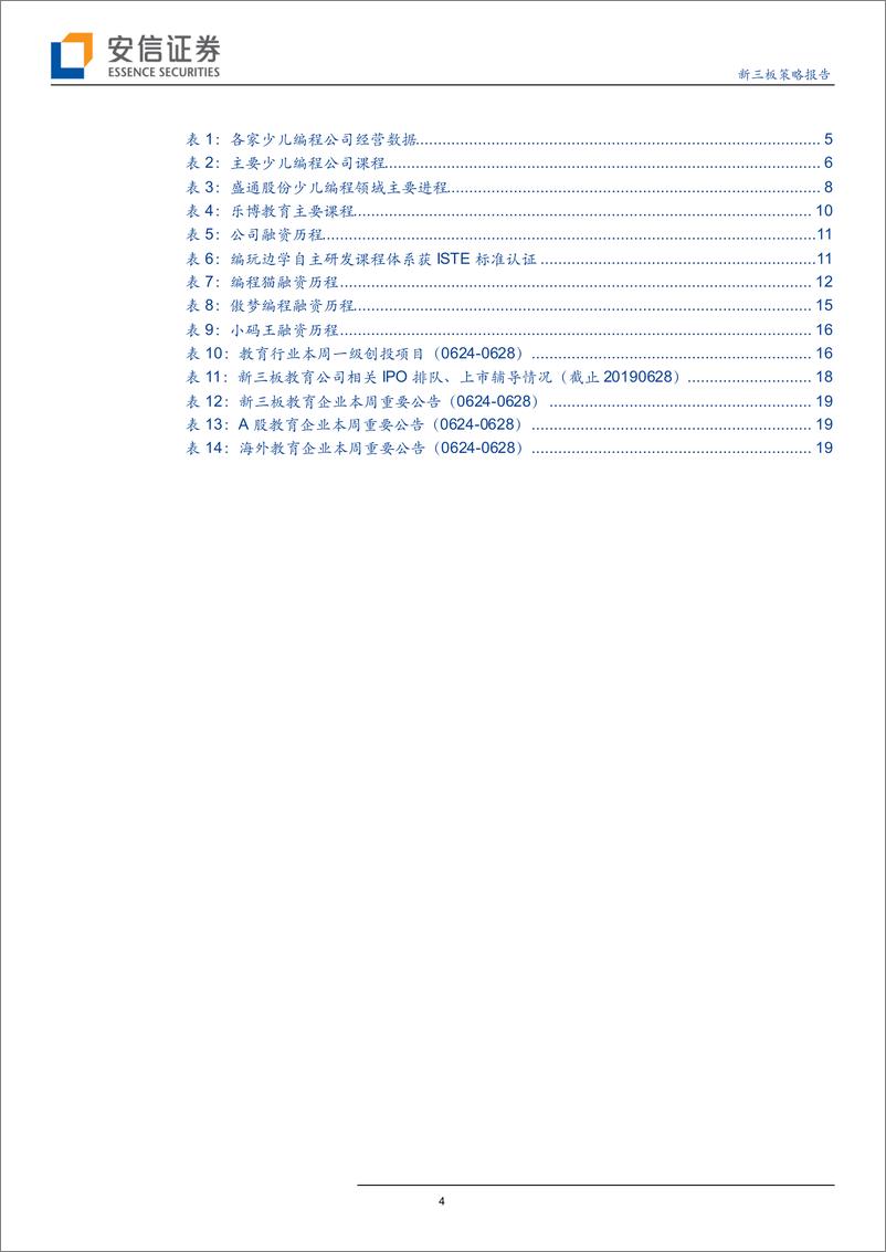 《新三板策略报告：全市场教育策略，少儿编程教育行业龙头初显，童程童美、编玩边学等有何破局之道？-20190706-安信证券-21页》 - 第5页预览图