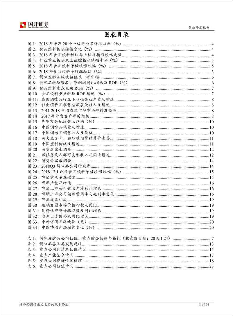 《调味品、啤酒行业2019年度策略：调味品具长期增长动能，啤酒行业迎拐点-20190131-国开证券-24页》 - 第4页预览图