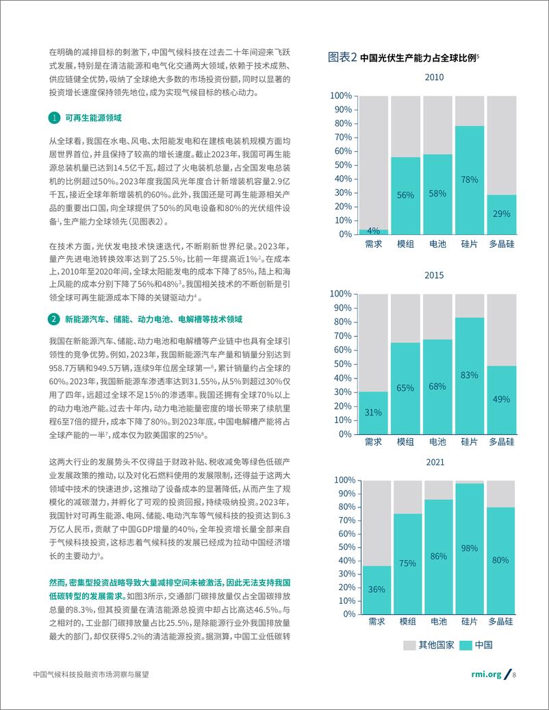 《RMI落基山研究所_2024年中国气候科技投融资市场洞察与展望报告》 - 第8页预览图