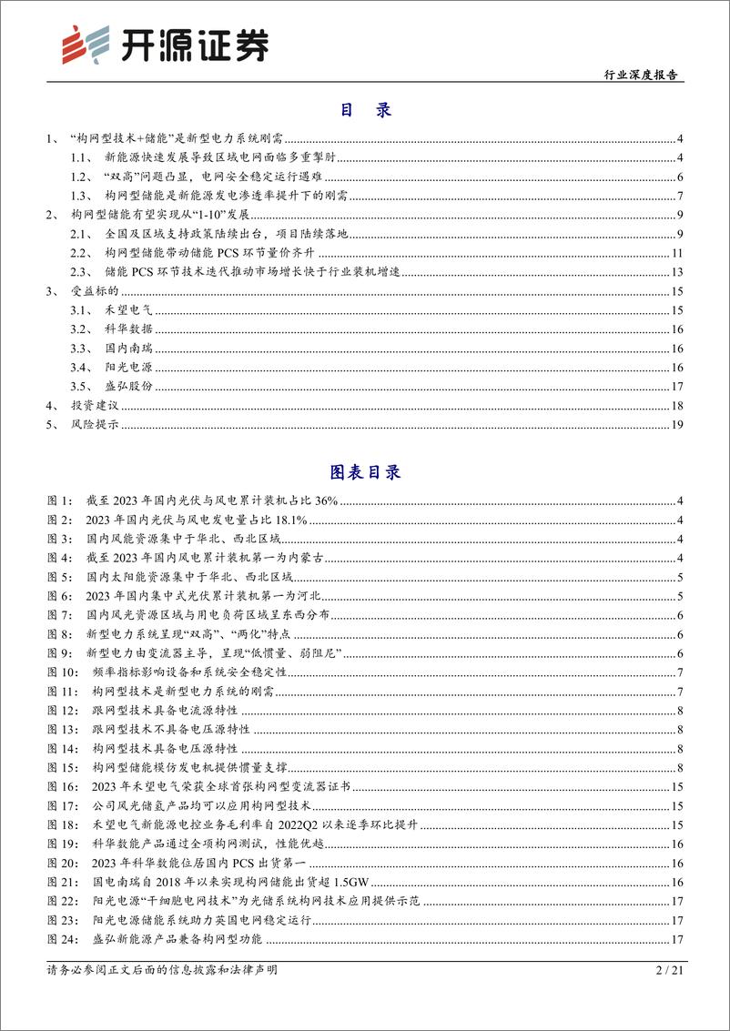 《开源证券-电力设备行业深度报告：构网型储能：新型电力系统刚需，渗透率有望快速提升》 - 第2页预览图