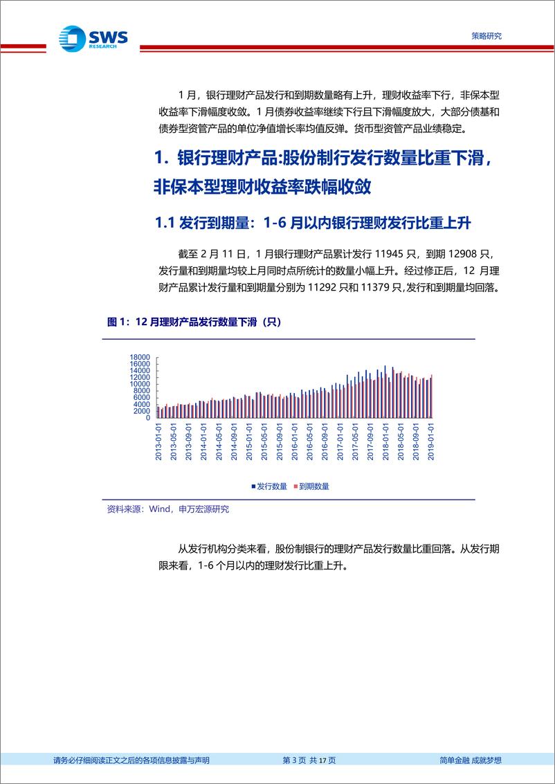 《2019年1月资管产品月报：基础产业类信托产品占比持续上升，基建反弹可期-20190219-申万宏源-17页》 - 第4页预览图