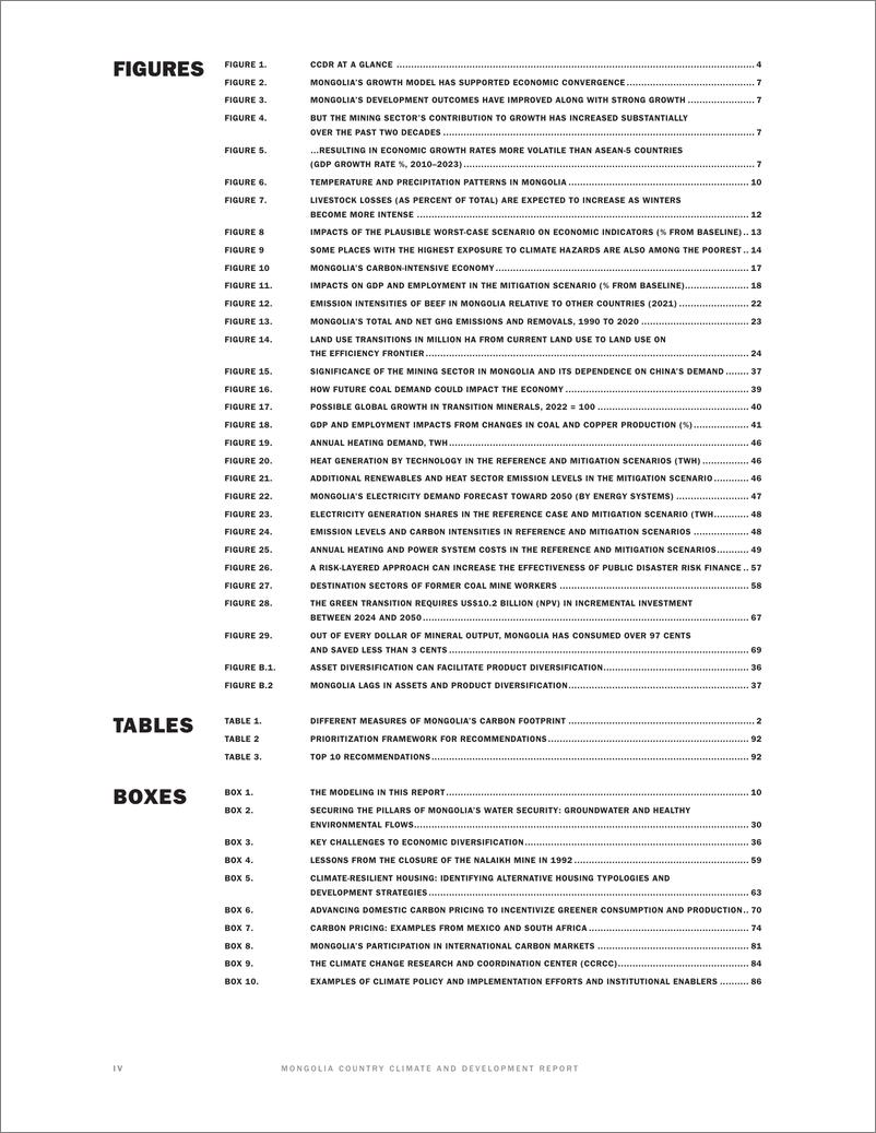 《世界银行-蒙古国家气候与发展报告（英）-2024-114页》 - 第5页预览图