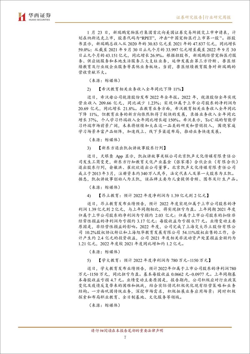 《20230204-华西证券-教育行业周报：ChatGPT主题引发教育板块行情》 - 第7页预览图