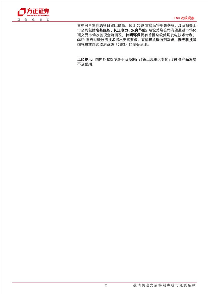 《ESG双碳观察：CCER有望年内重启，潜在市场广阔-20230921-方正证券-25页》 - 第3页预览图