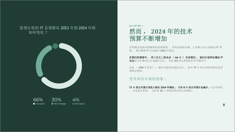 《Spiceworks：2024年IT业状报告： 对抗经济动荡 ， 推动团队成长 ， 拥抱技术创新》 - 第8页预览图