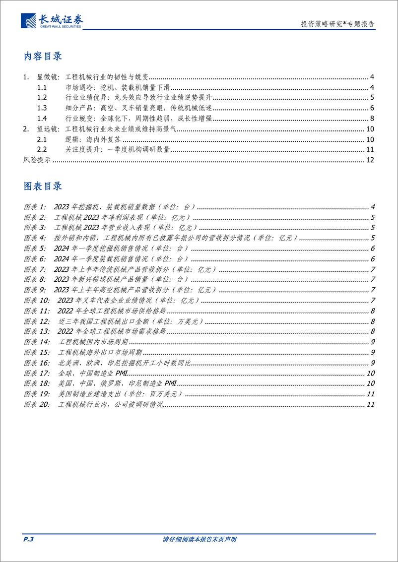 《业绩显微镜系列四：蜕变的工程机械行业，业绩高景气有望延续-240413-长城证券-13页》 - 第3页预览图