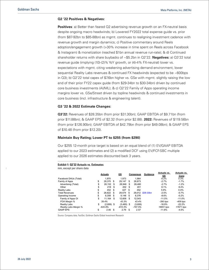 《Meta Platforms, Inc. (META Q2