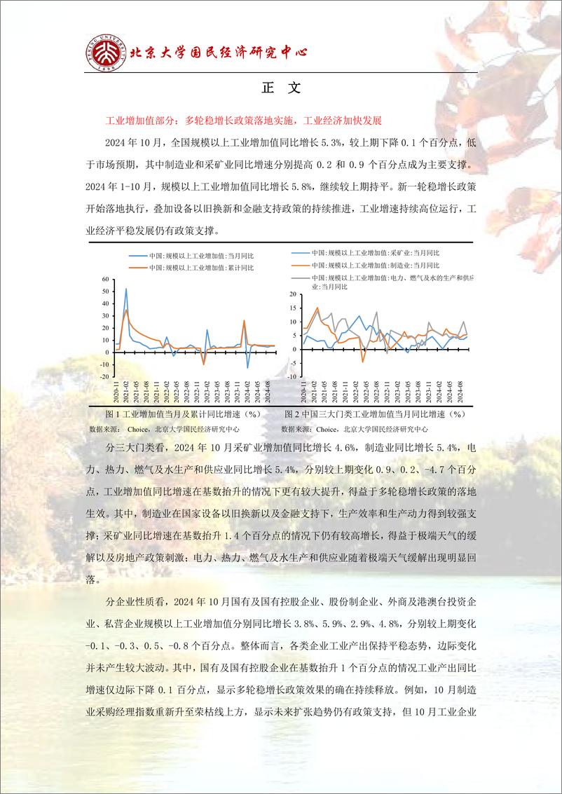 《政策发力，经济释放企稳信号-241115-北京大学国民经济研究中心-24页》 - 第5页预览图