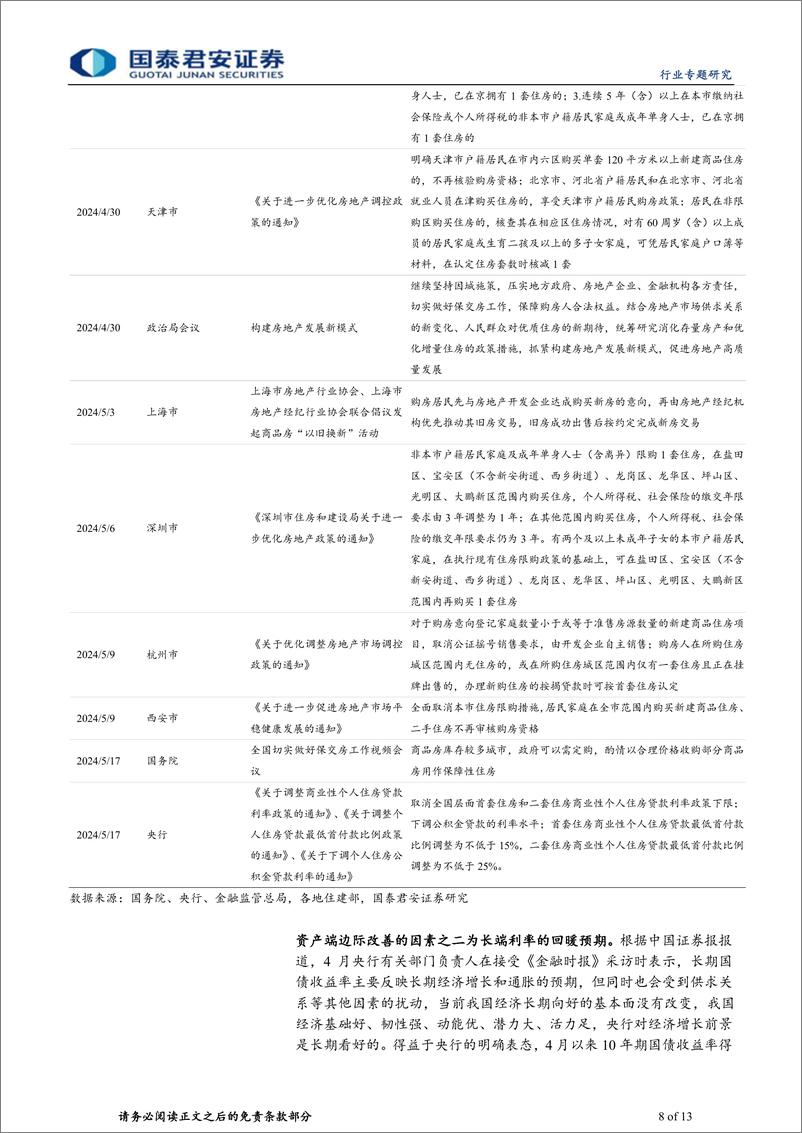 《国泰君安-保险行业利差损风险系列报告之一：资负共振有利于缓解利差损，看好寿险》 - 第8页预览图