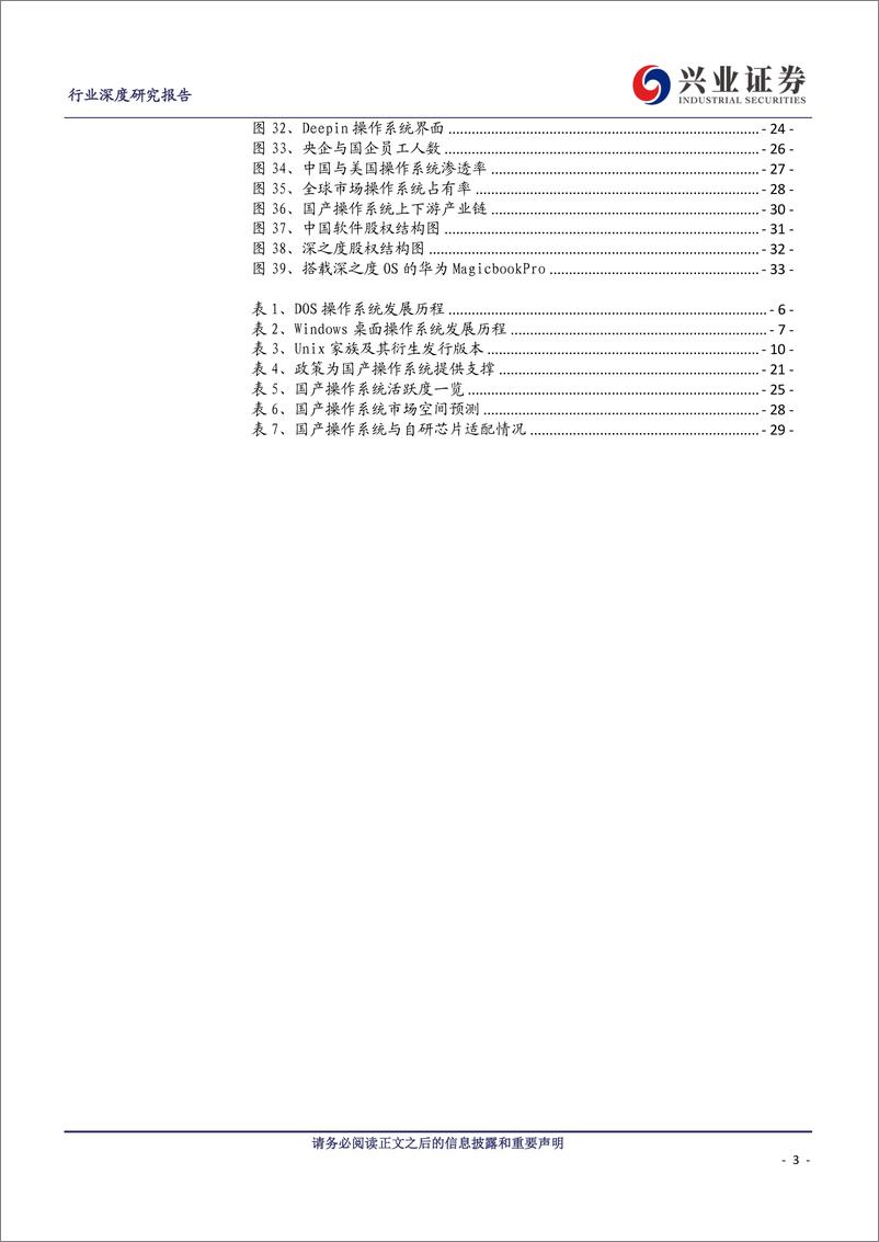 《计算机行业操作系统行业深度报告：国产大潮起，海阔龙正跃-20190925-兴业证券-35页》 - 第4页预览图