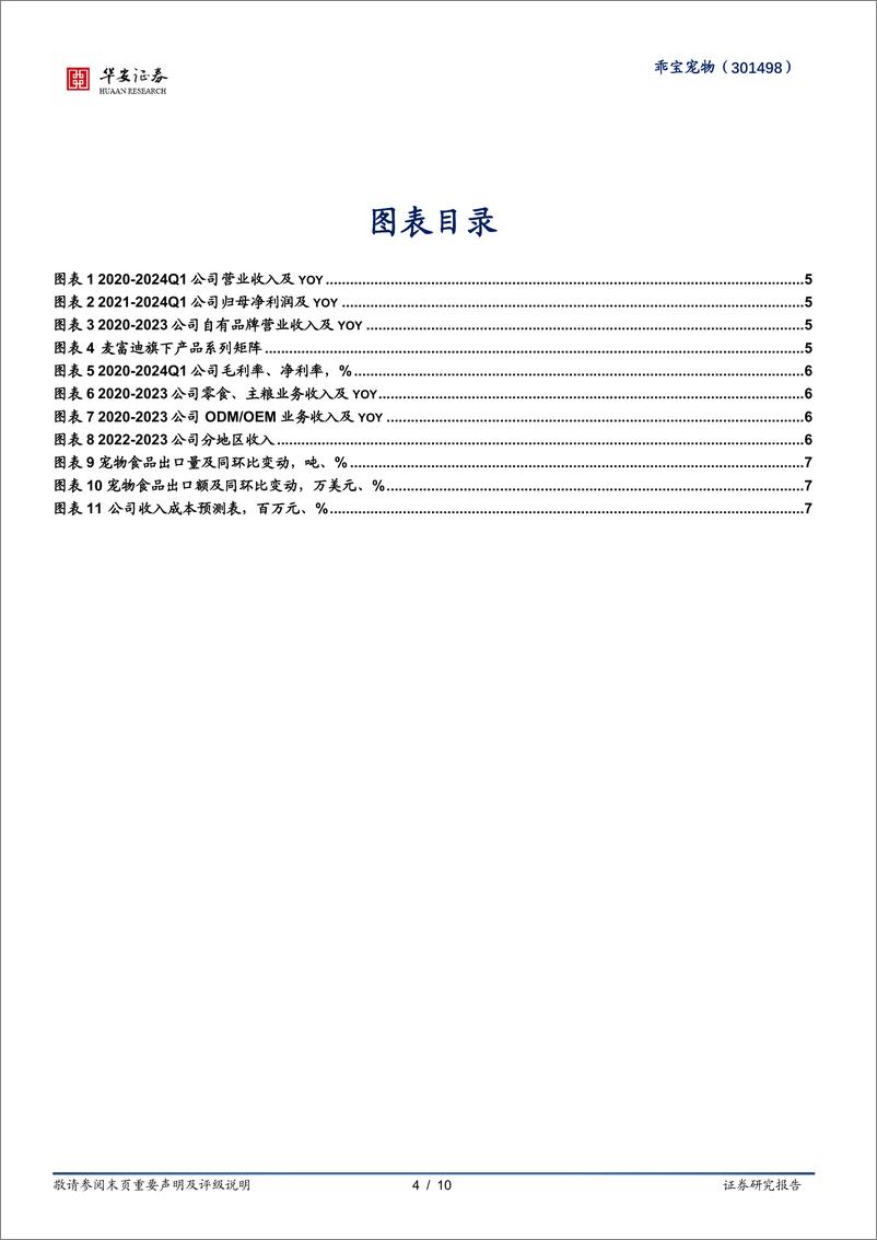 《乖宝宠物-301498.SZ-自有品牌业务持续高增，24Q1业绩表现亮眼-20240417-华安证券-10页》 - 第4页预览图