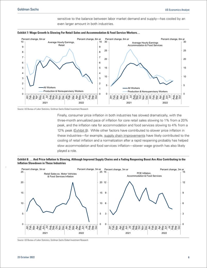 《US Economics Analys Labor Market Rebalancing and the Wage Growth Outloo An Industry-Level View (Briggs)(1)》 - 第7页预览图