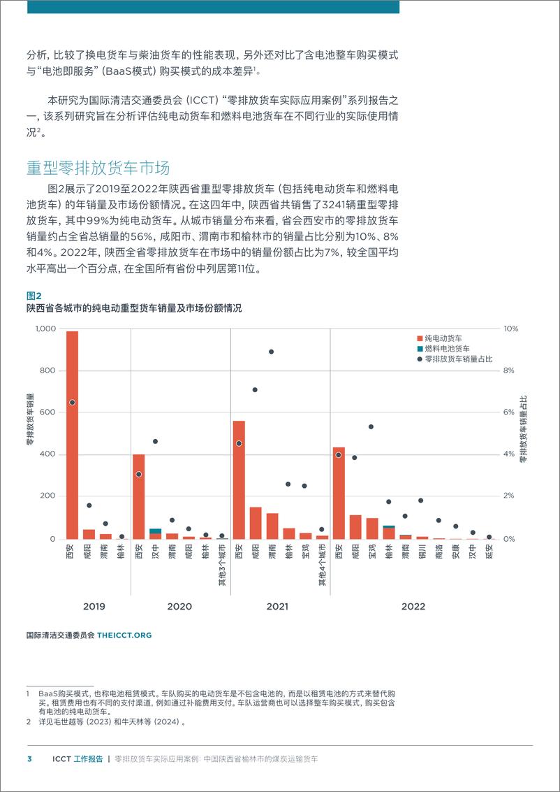 《2024年中国陕西省榆林市的煤炭运输货车报告-零排放货车实际应用案例》 - 第3页预览图