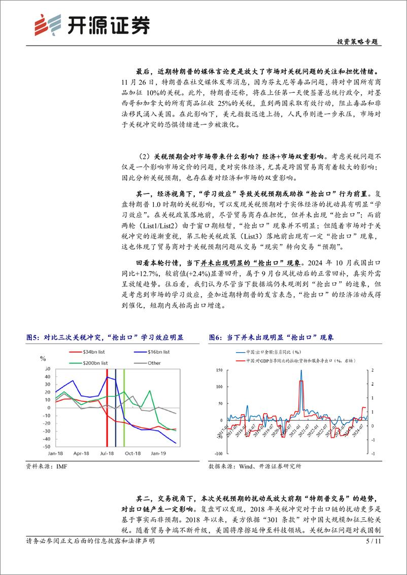 《投资策略专题：关税问题的预期与现实-241201-开源证券-11页》 - 第5页预览图