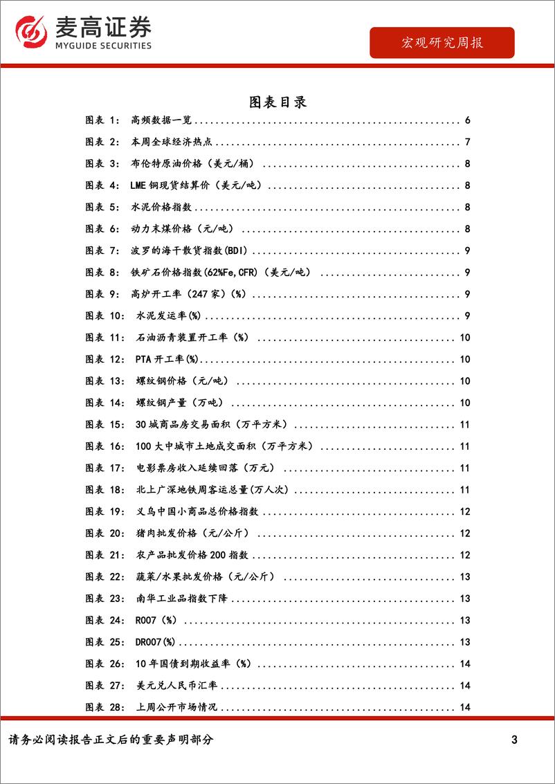 《宏观经济高频数据周报：消费高频类指标环比回落-240910-麦高证券-37页》 - 第3页预览图