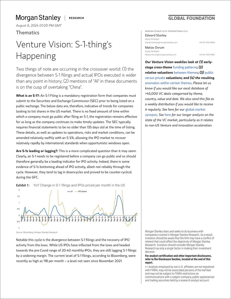 《Morgan Stanley-Thematics Venture Vision S-1-things Happening-109696824》 - 第1页预览图