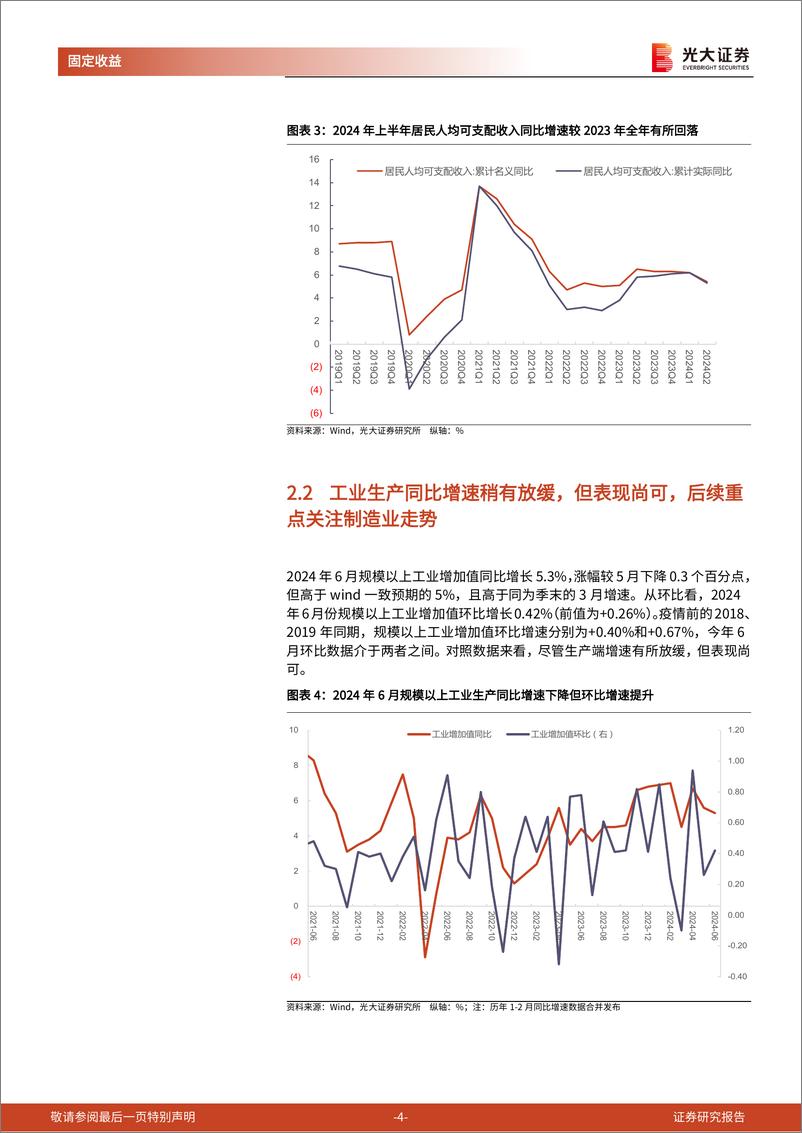 《2024年二季度和6月经济数据点评兼债市观点：结构分化明显-240715-光大证券-10页》 - 第4页预览图